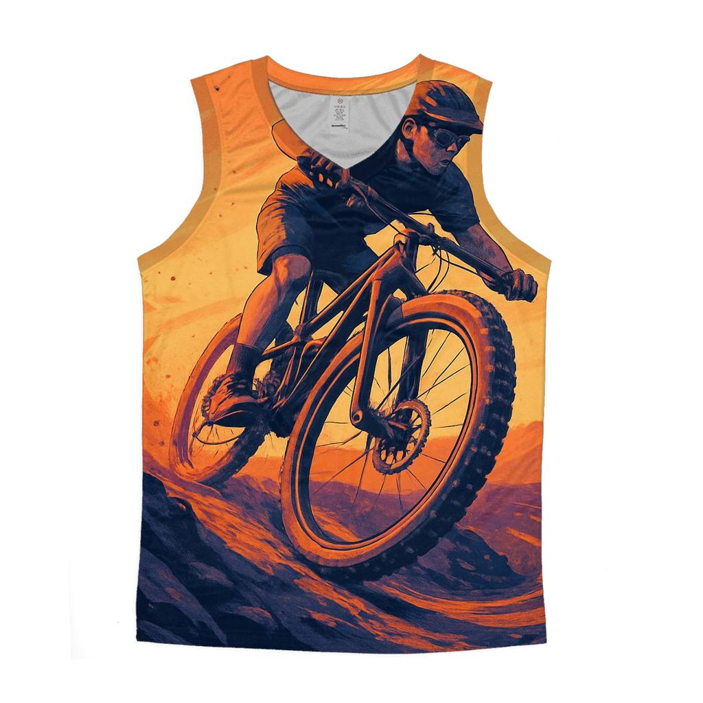 Gravity Well Mountain Biking trendy fitted tank tops