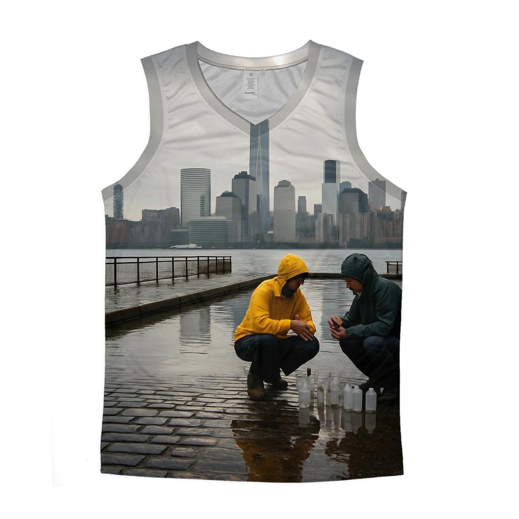 Red Hook Rain Gloss Lower Manhattan Panorama custom tank tops