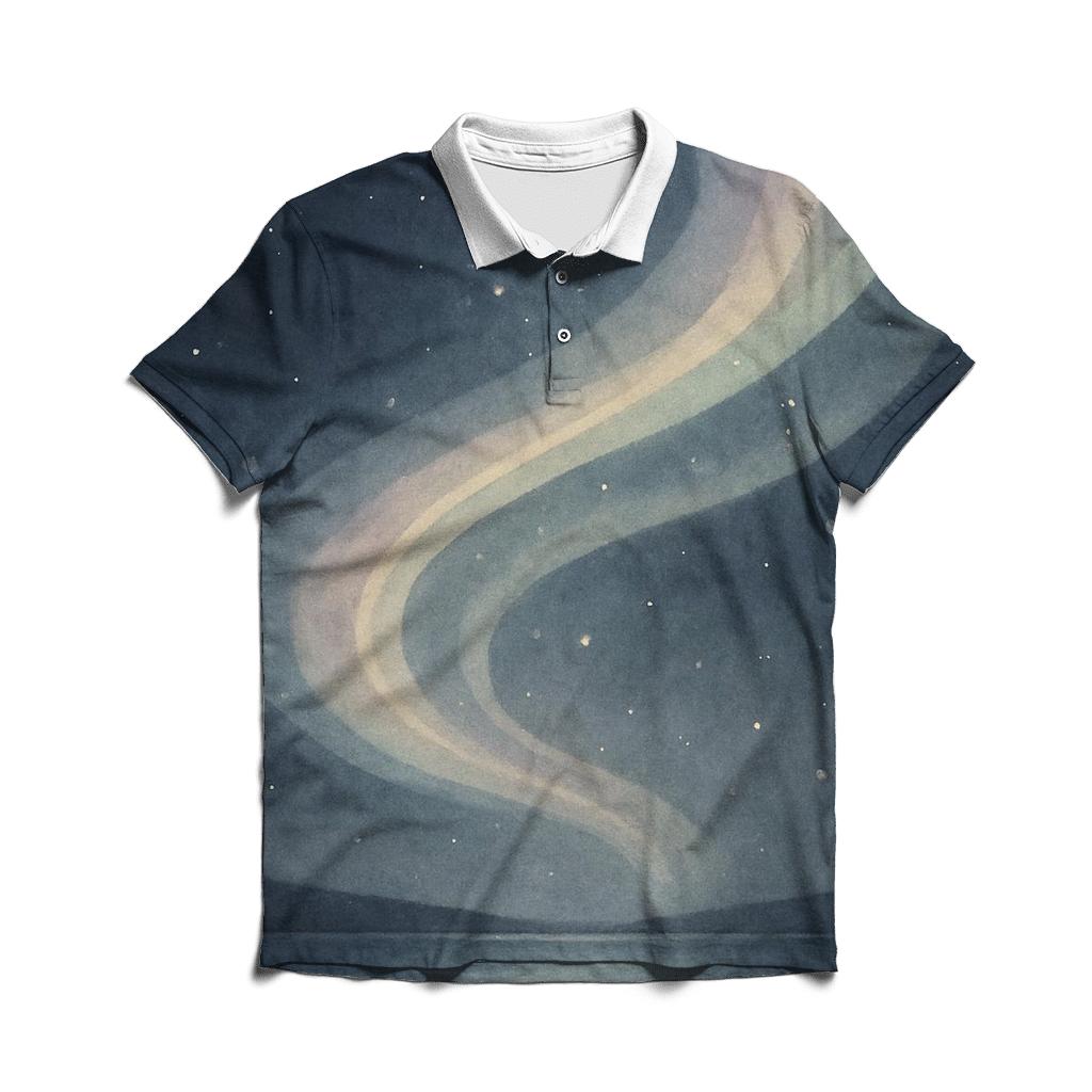 Aurora Of Inner Stillness designer slim fit polos