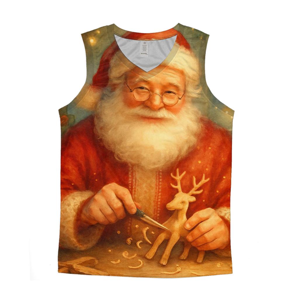 Fireside Workshop Santa Toymaker Reverie custom tank tops