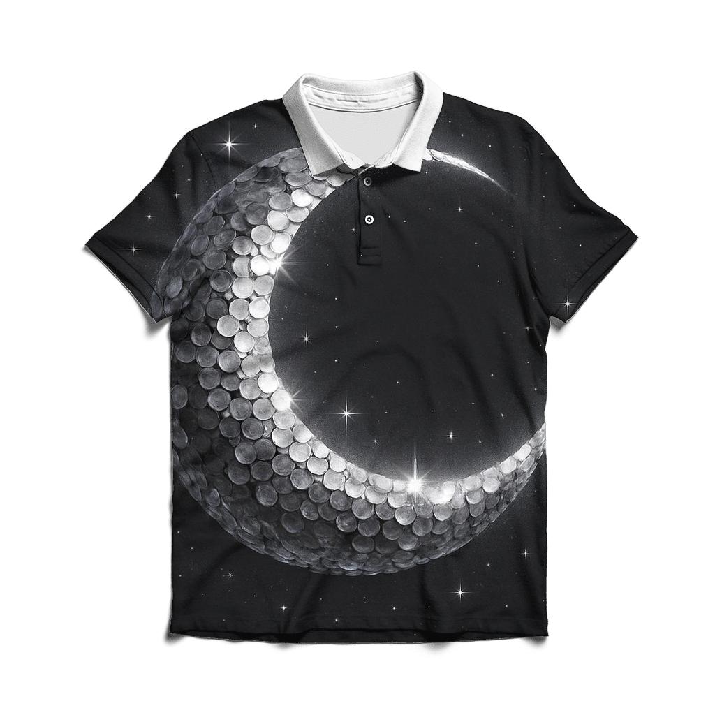 Sequin Eclipse Arc stylish collar polo tees