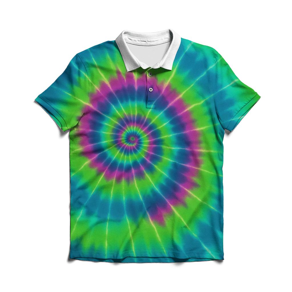 Aurora Overdye Spiral Nexus stylish collar polo tees