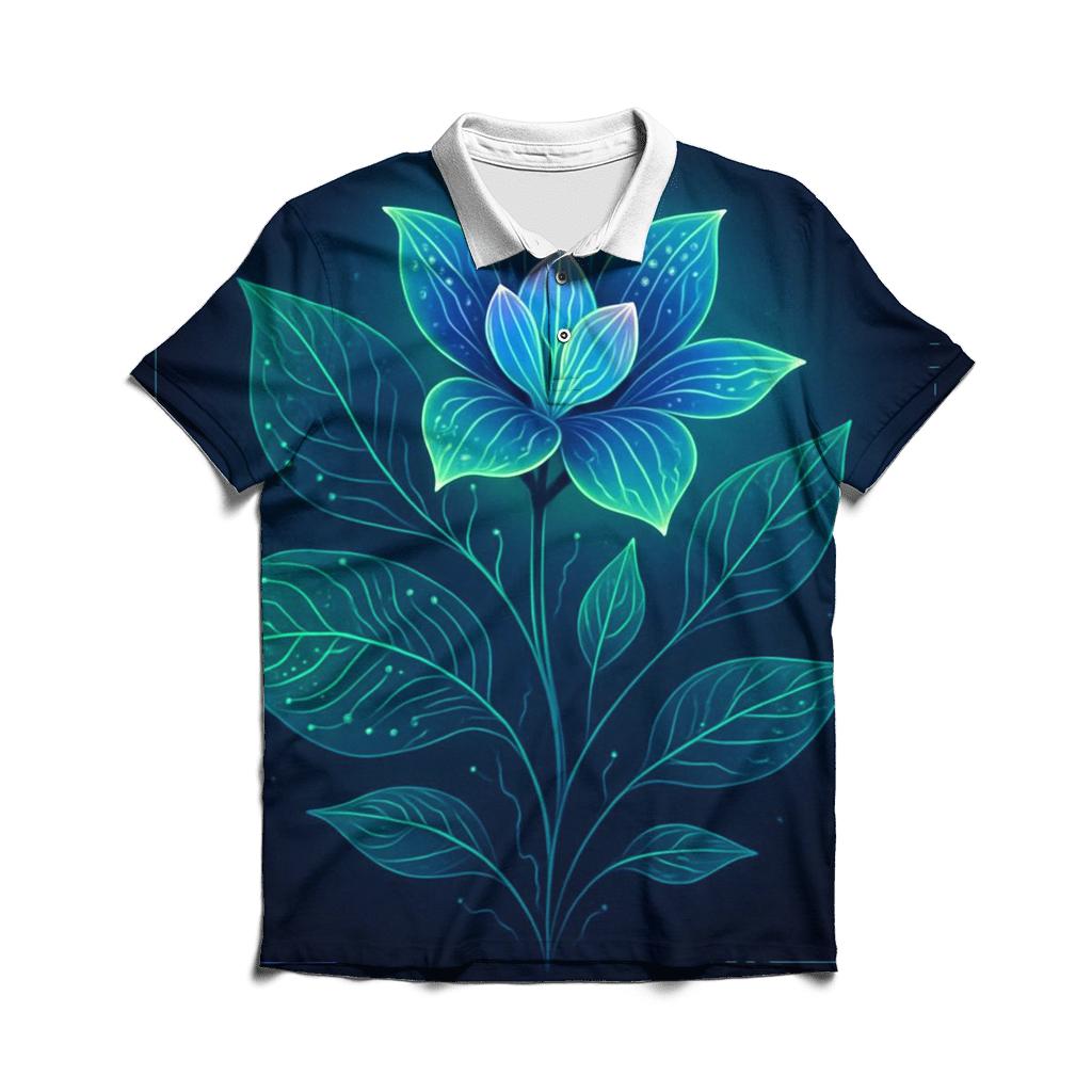 Aurora Circuit Botanica designer slim fit polos