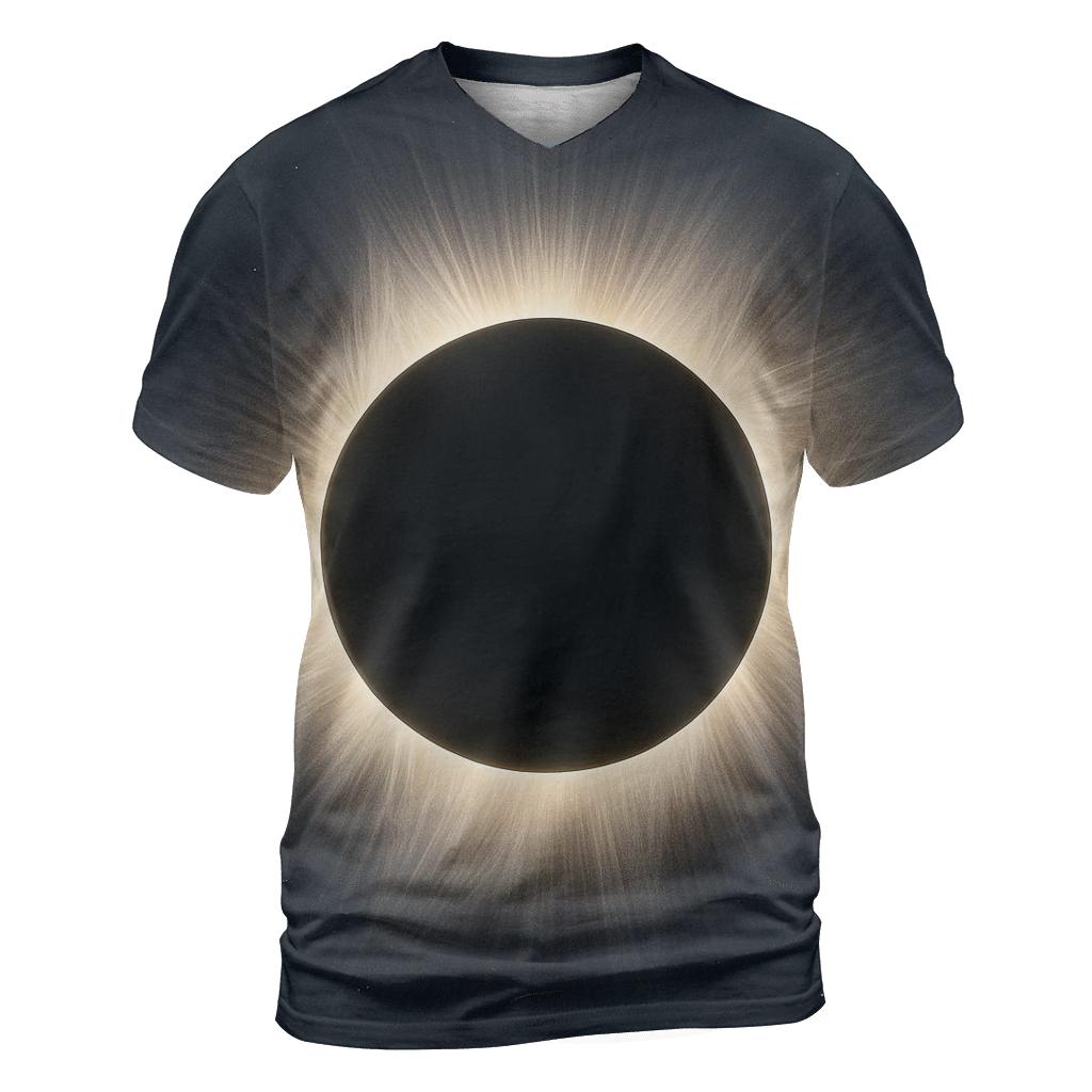 Eclipse Corona Lacework statement graphic shirts