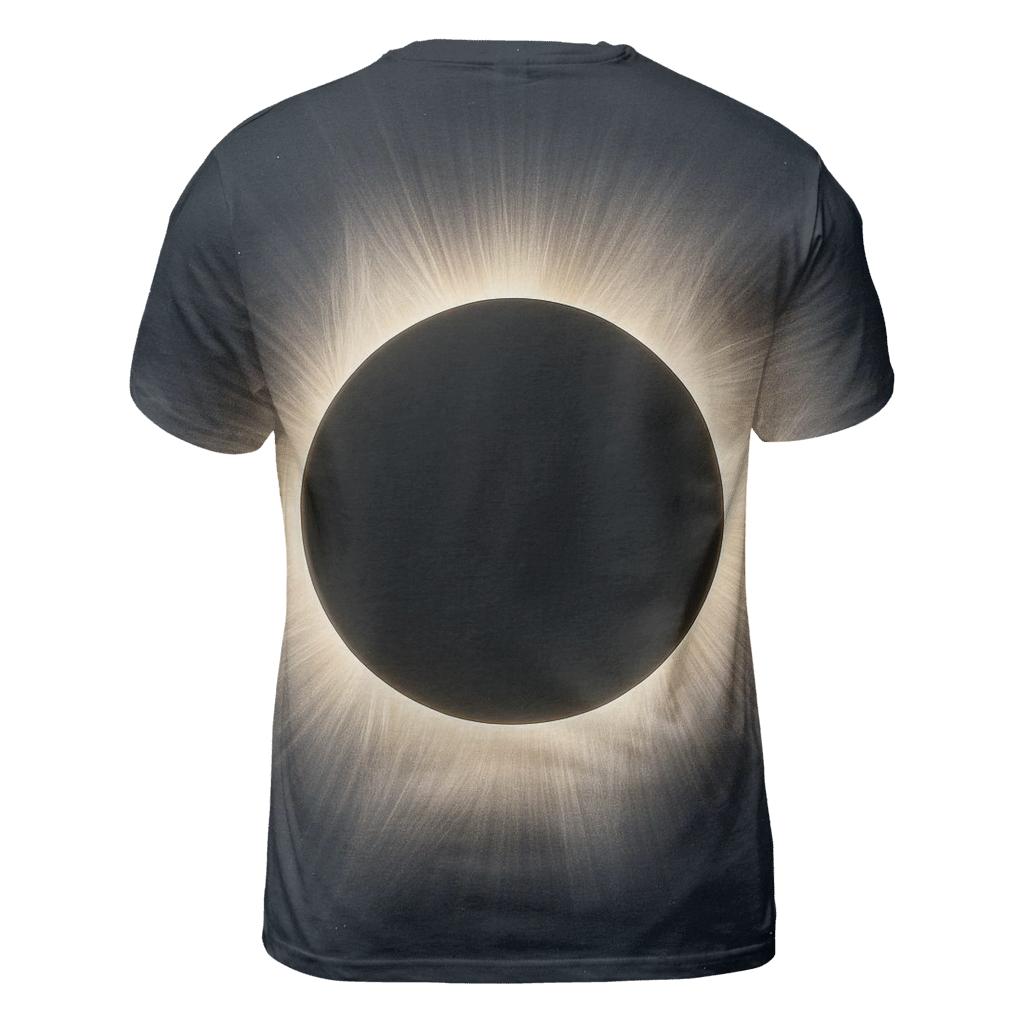 Eclipse Corona Lacework statement graphic shirts