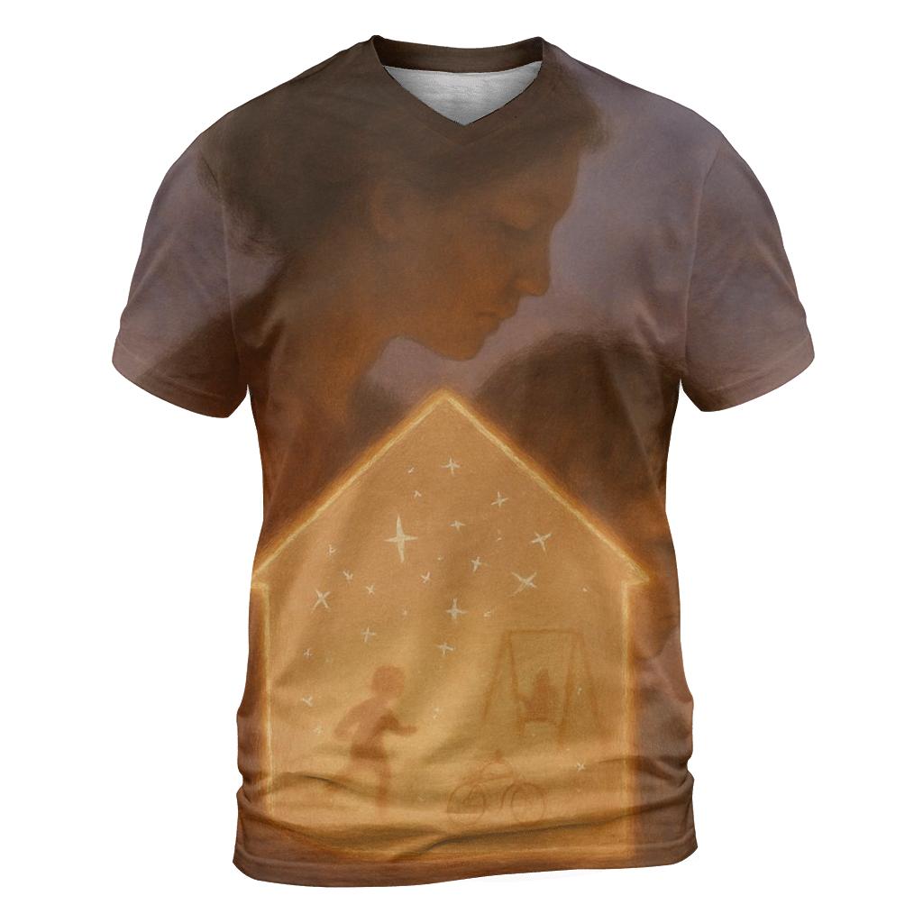 The Heart As Home The Place She Built Inside You designer pattern shirts