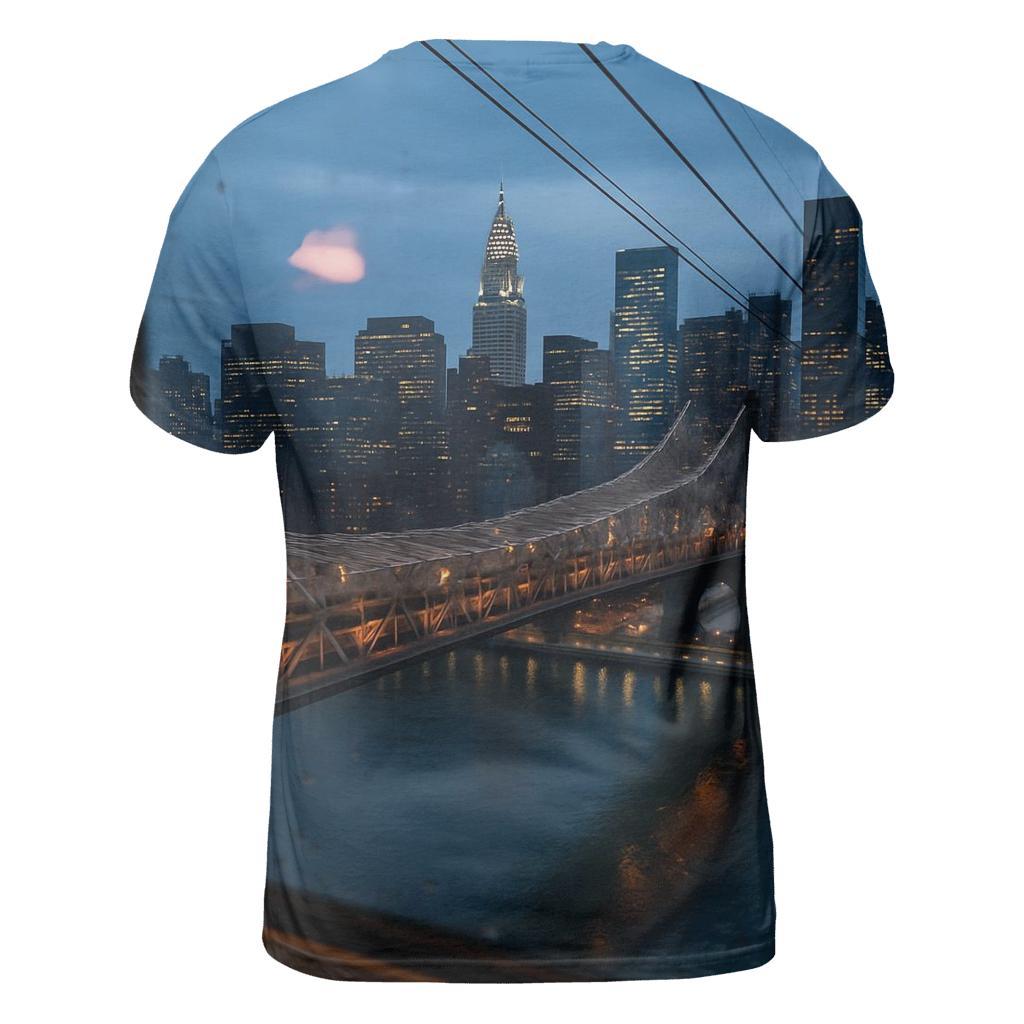 Roosevelt Island Tram Window Over Midtown custom all-over print shirts