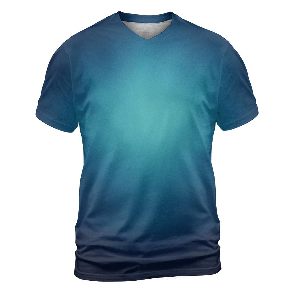 Polar Midnight Bloom Gradient unique graphic print tees