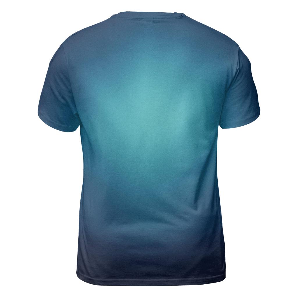 Polar Midnight Bloom Gradient unique graphic print tees