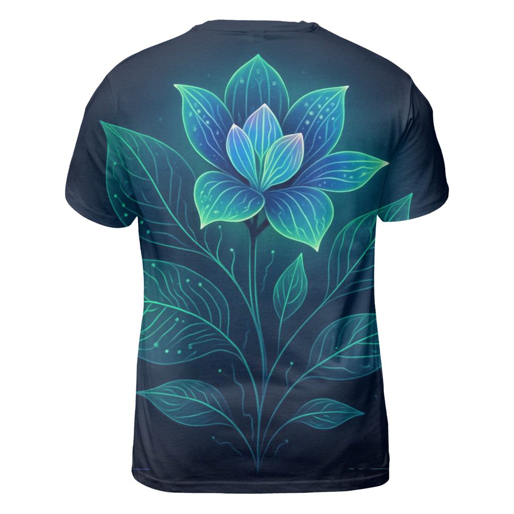 Aurora Circuit Botanica creative print fashion shirts
