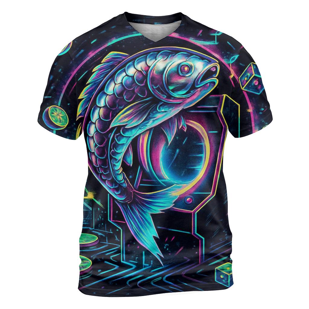 Chrono Koi Arcade Drift custom all-over print shirts