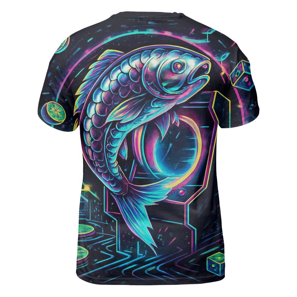 Chrono Koi Arcade Drift custom all-over print shirts