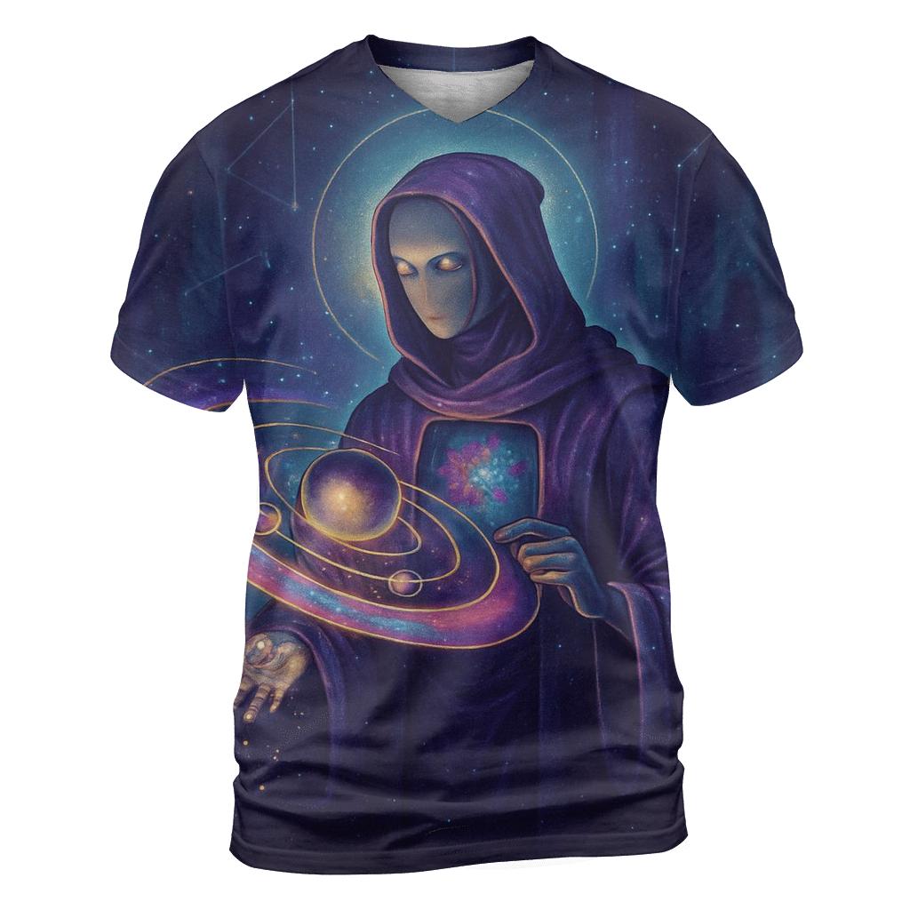 The Orrery Of The Living Nebula artistic all-over print tops