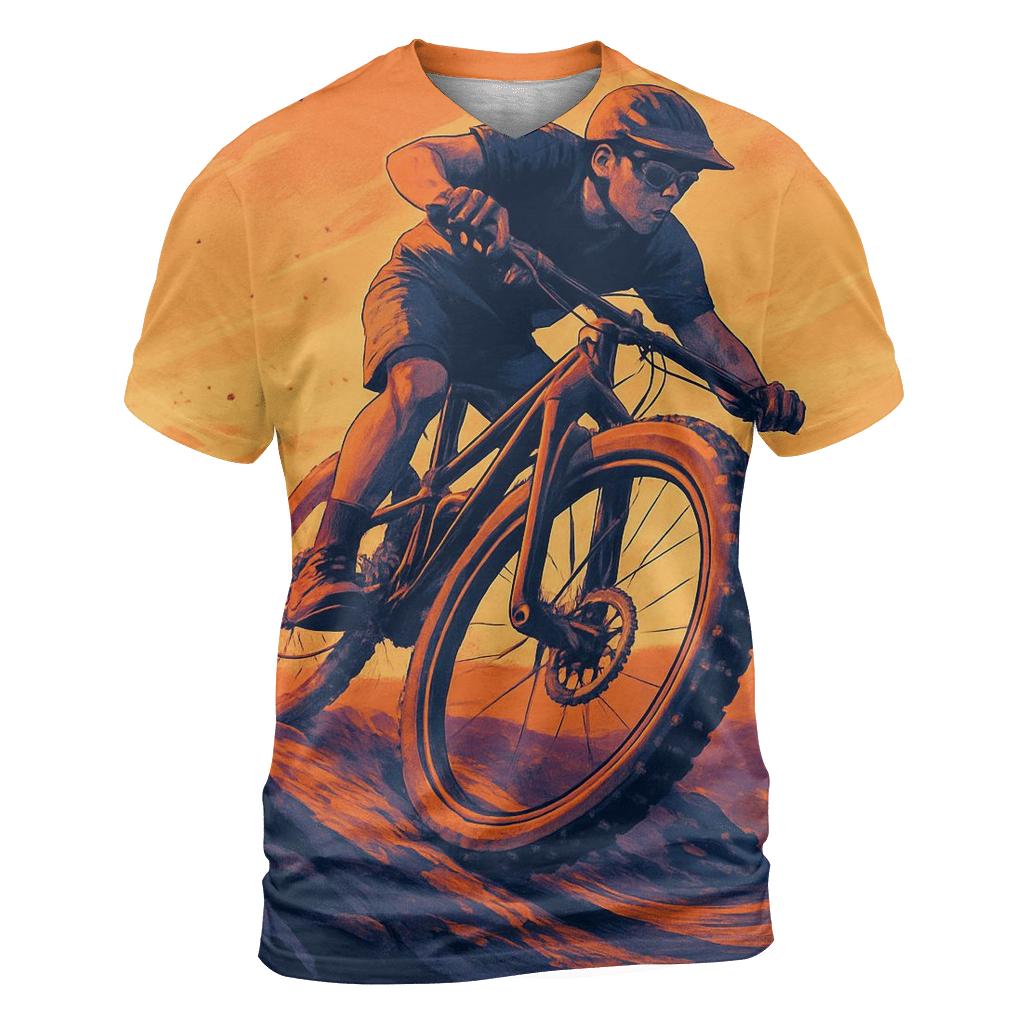 Gravity Well Mountain Biking unique graphic print tees