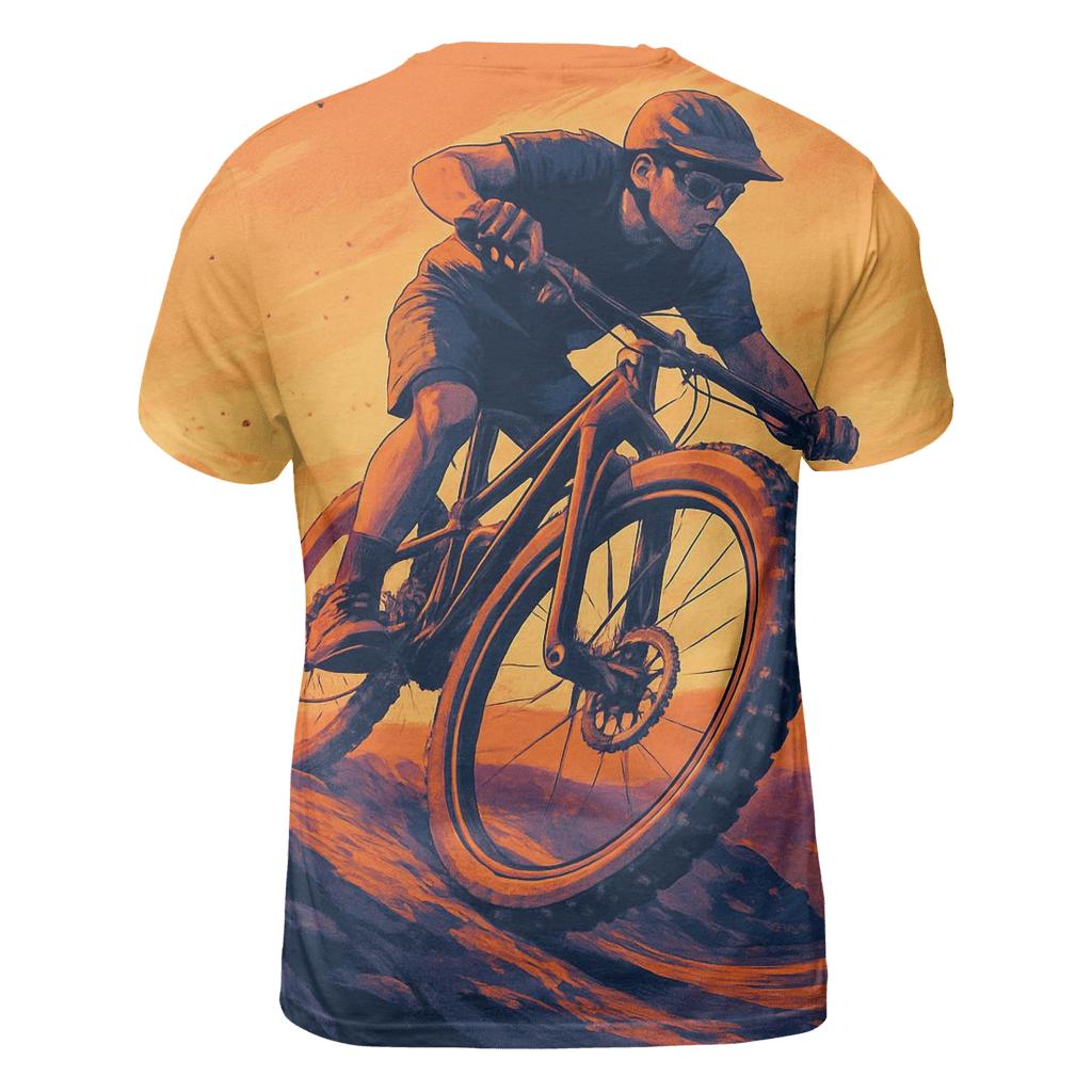Gravity Well Mountain Biking unique graphic print tees
