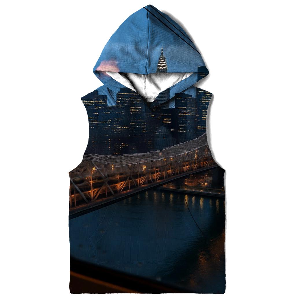 Roosevelt Island Tram Window Over Midtown pullover hoodies