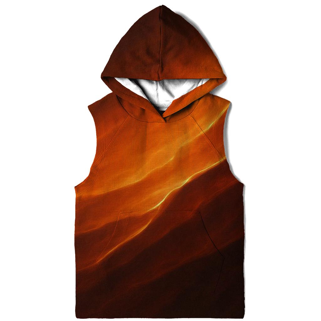 Molten Amber Drift Gradient pullover hoodies