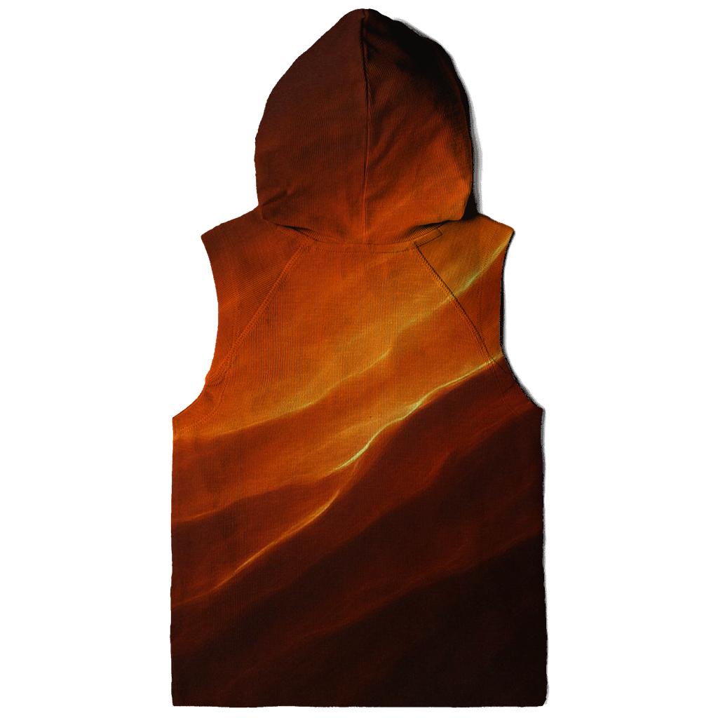 Molten Amber Drift Gradient pullover hoodies