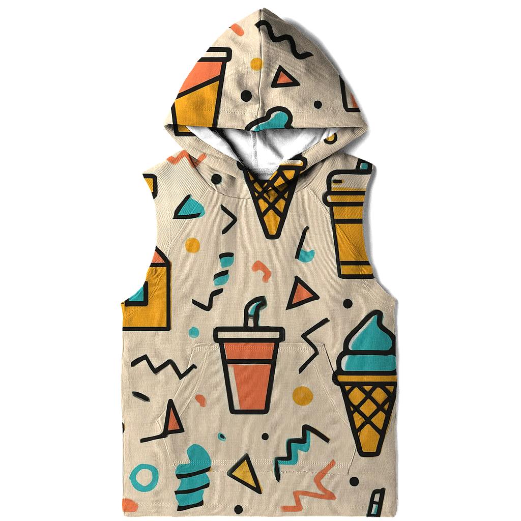 Mall Food Court Pattern Parade custom hoodies