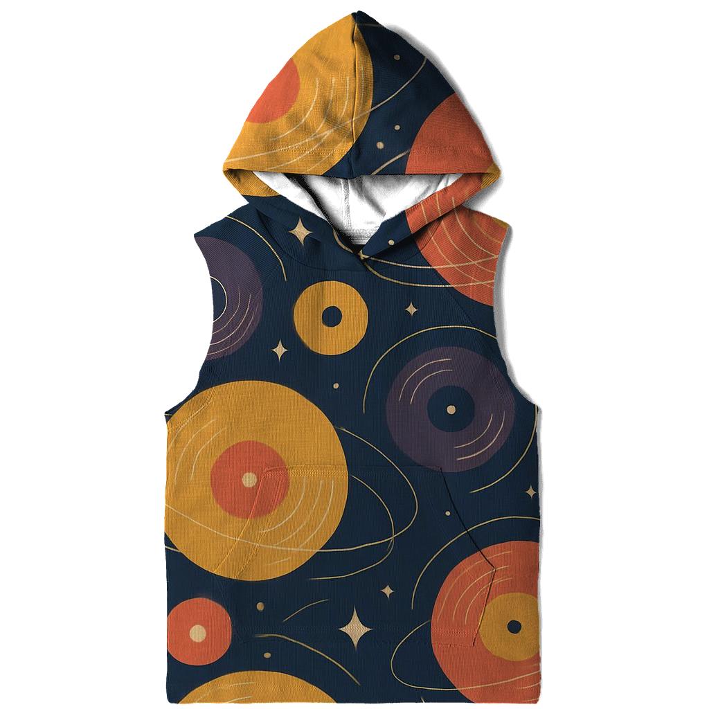 Vinyl Galaxy Groove Rings lightweight hoodies