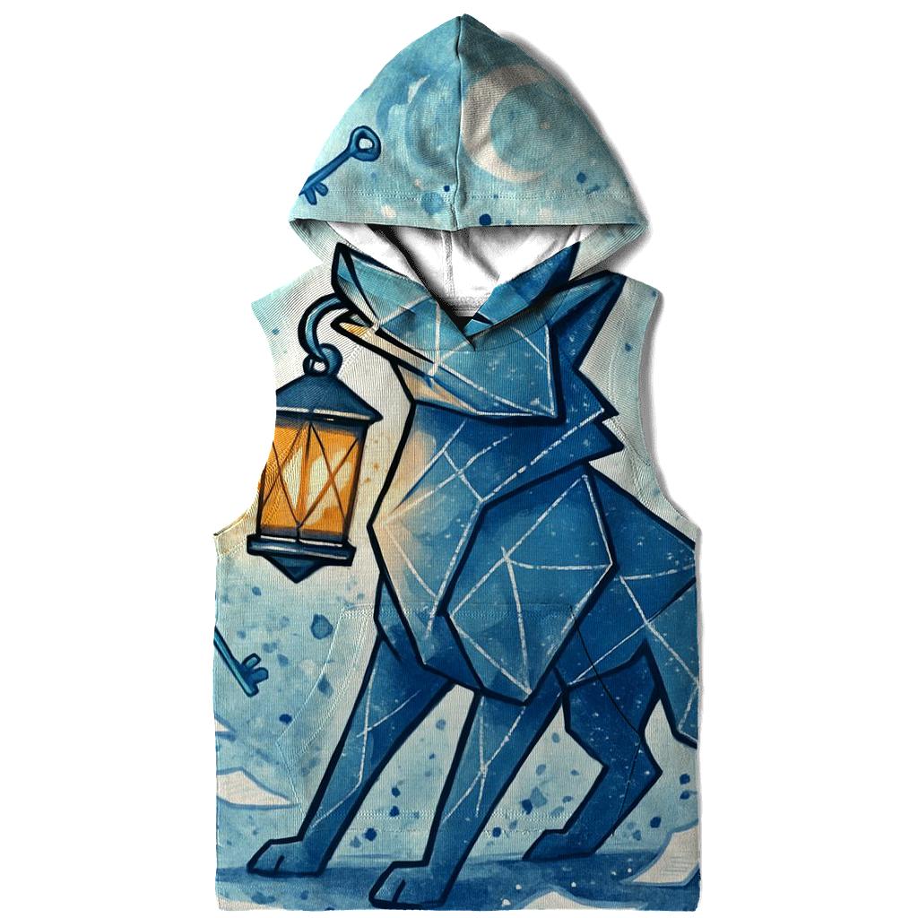 Lantern Wolf Of The Paper Storm heavyweight hoodies