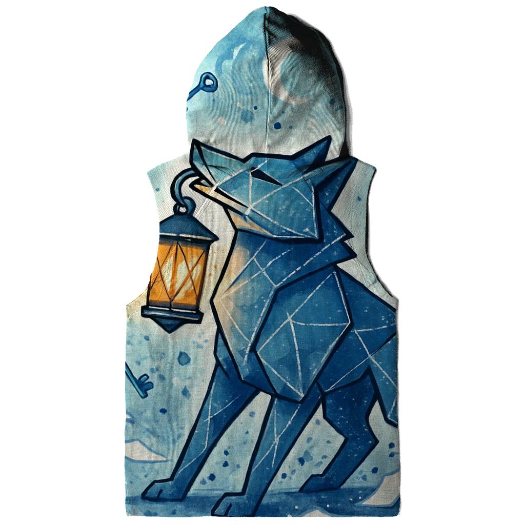 Lantern Wolf Of The Paper Storm heavyweight hoodies