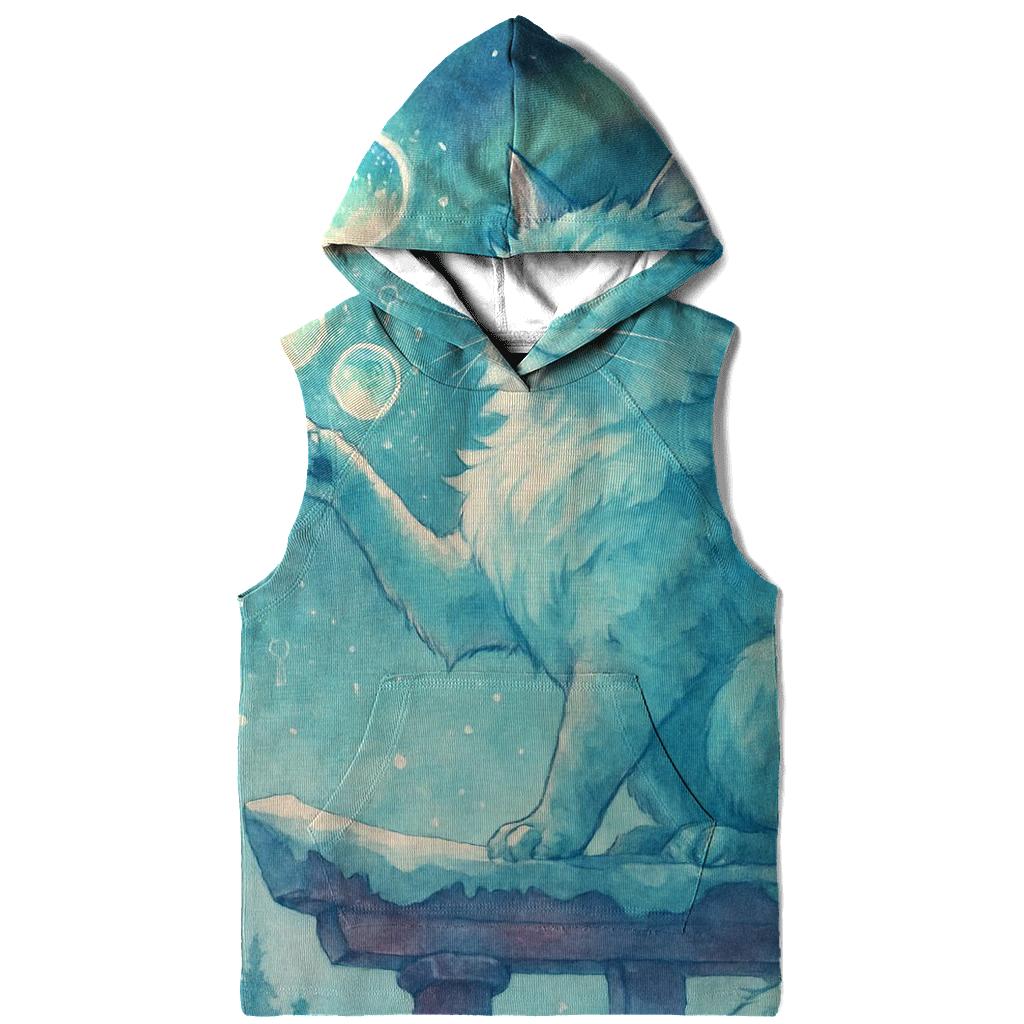 Aurora Lantern Guardian Cat premium hoodies