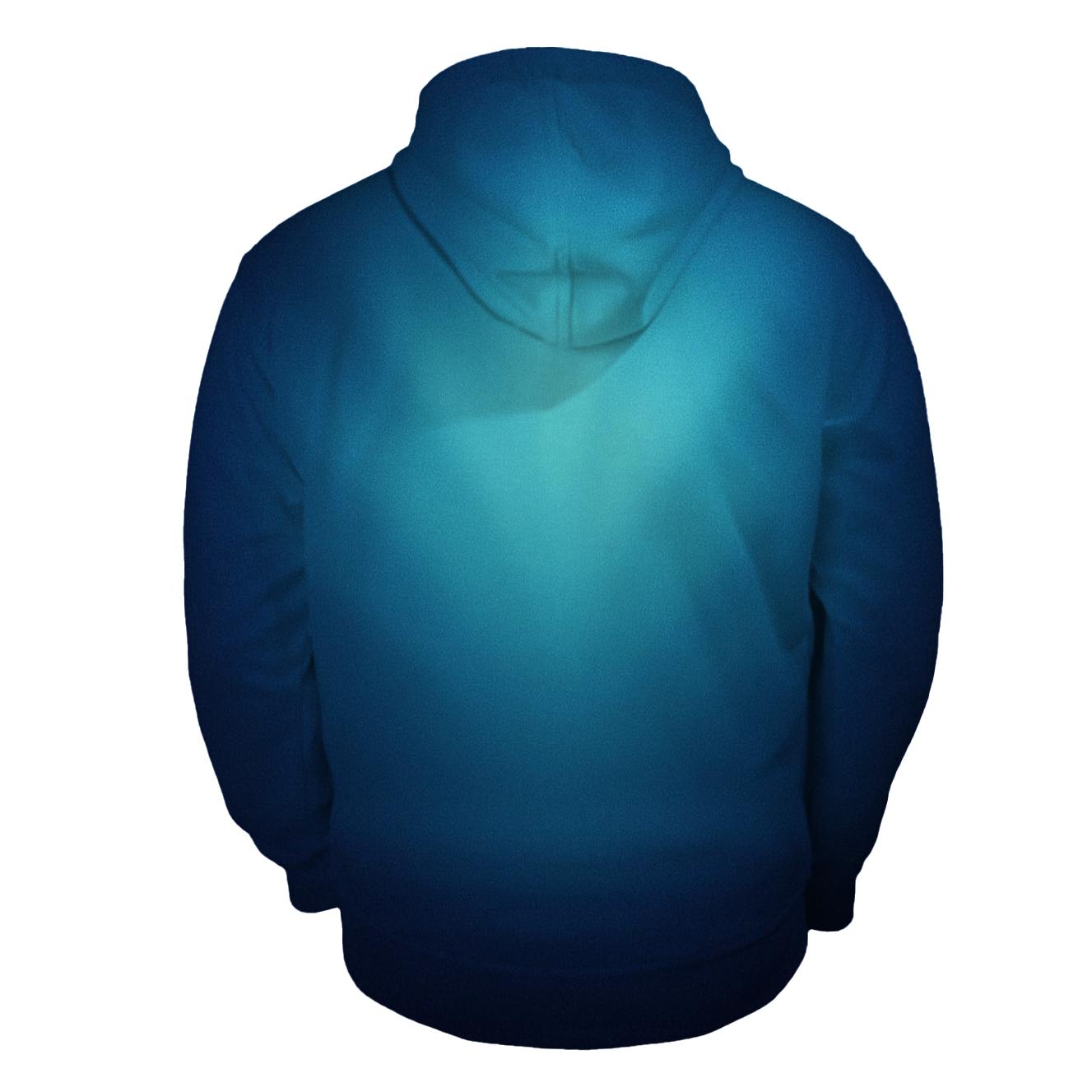 Polar Midnight Bloom Gradient premium hoodies