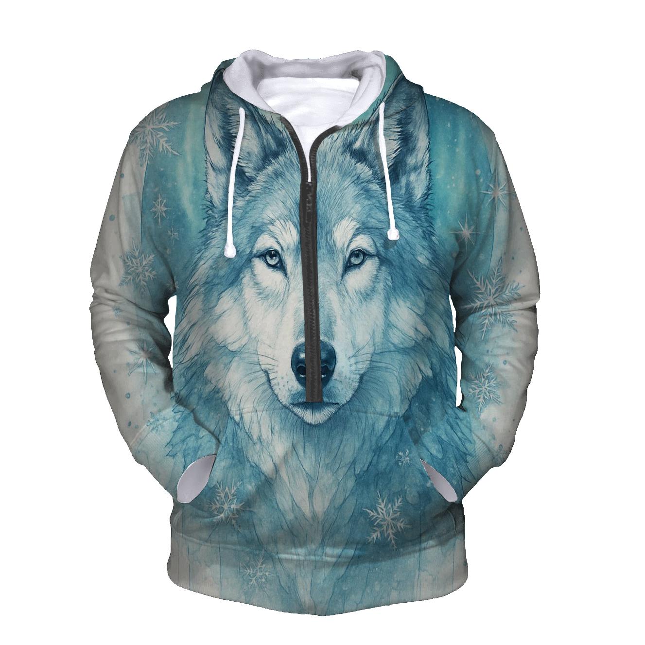 Aurora Warden Wolf lightweight hoodies