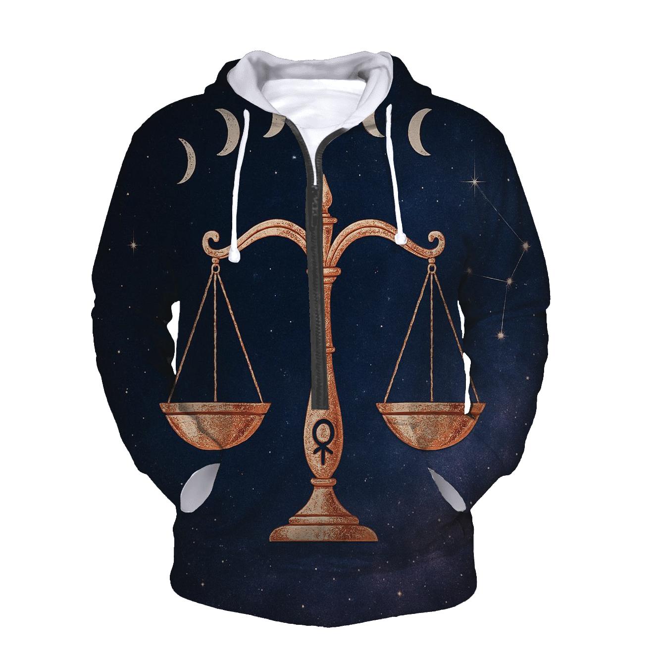 Libra Equinox Scales Constellation Emblem hoodie styles