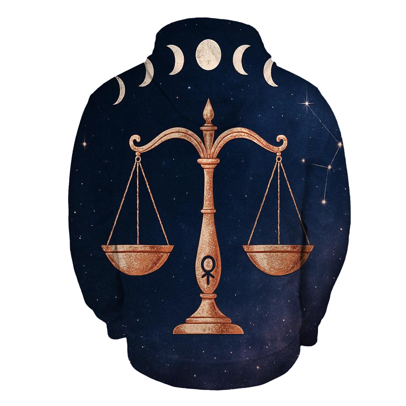 Libra Equinox Scales Constellation Emblem hoodie styles