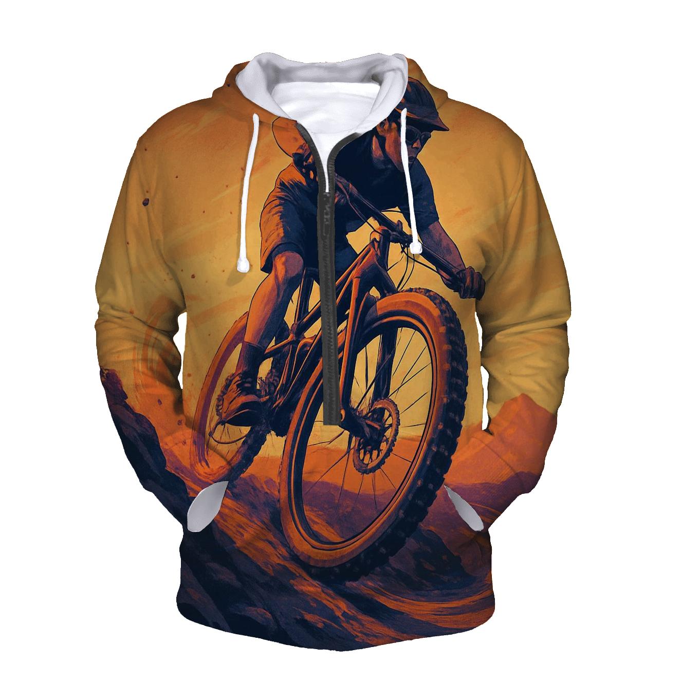 Gravity Well Mountain Biking embroidered hoodies