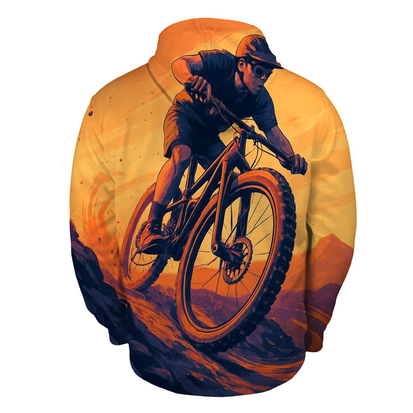 Gravity Well Mountain Biking embroidered hoodies