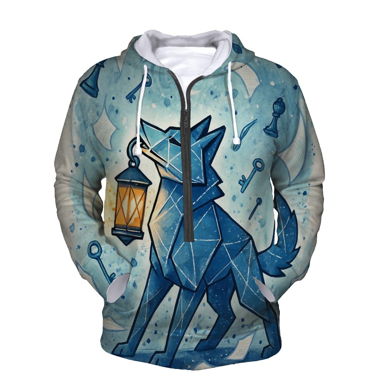 Lantern Wolf Of The Paper Storm designer hoodies
