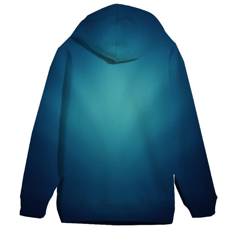 Polar Midnight Bloom Gradient lightweight hoodies