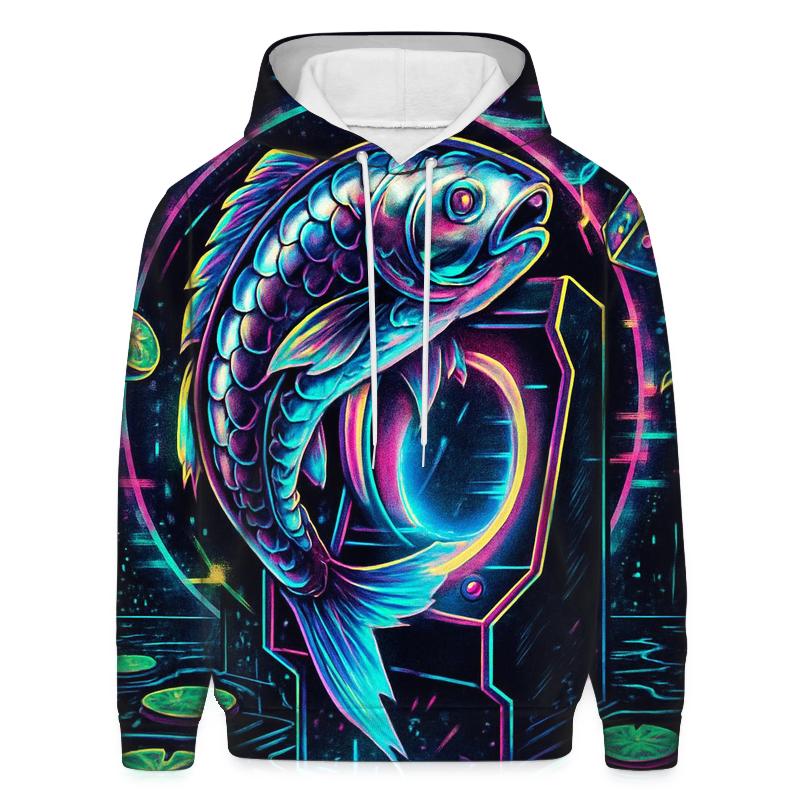 Chrono Koi Arcade Drift lightweight hoodies