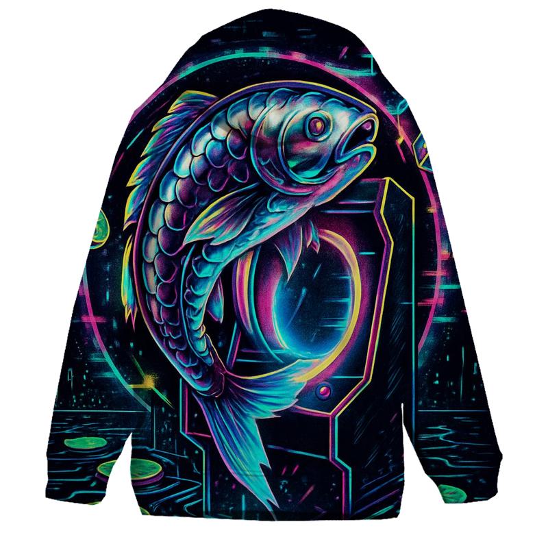 Chrono Koi Arcade Drift lightweight hoodies