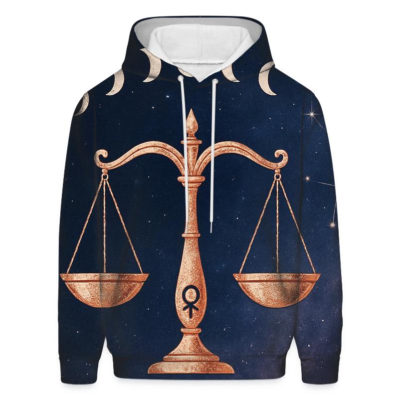 Libra Equinox Scales Constellation Emblem hoodie trends