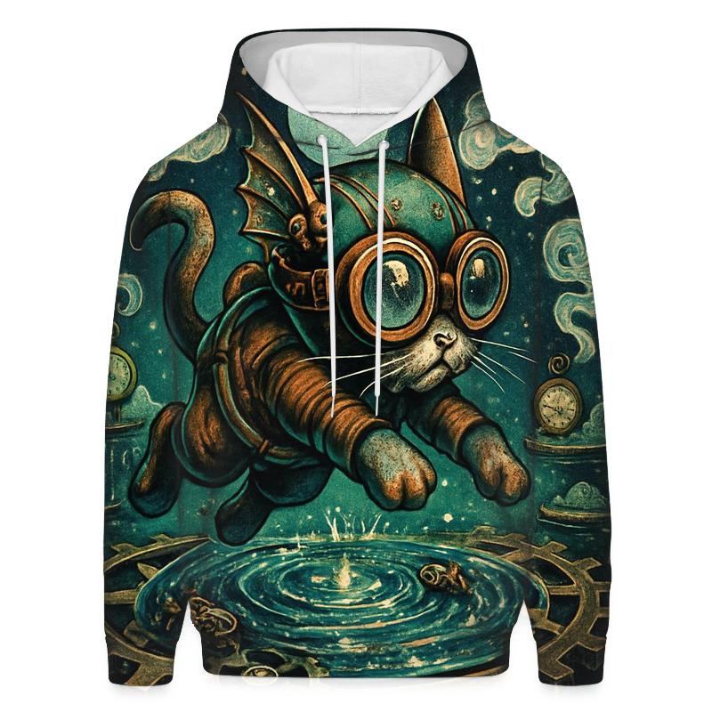 Clockwork Lagoon Cat hoodie styles