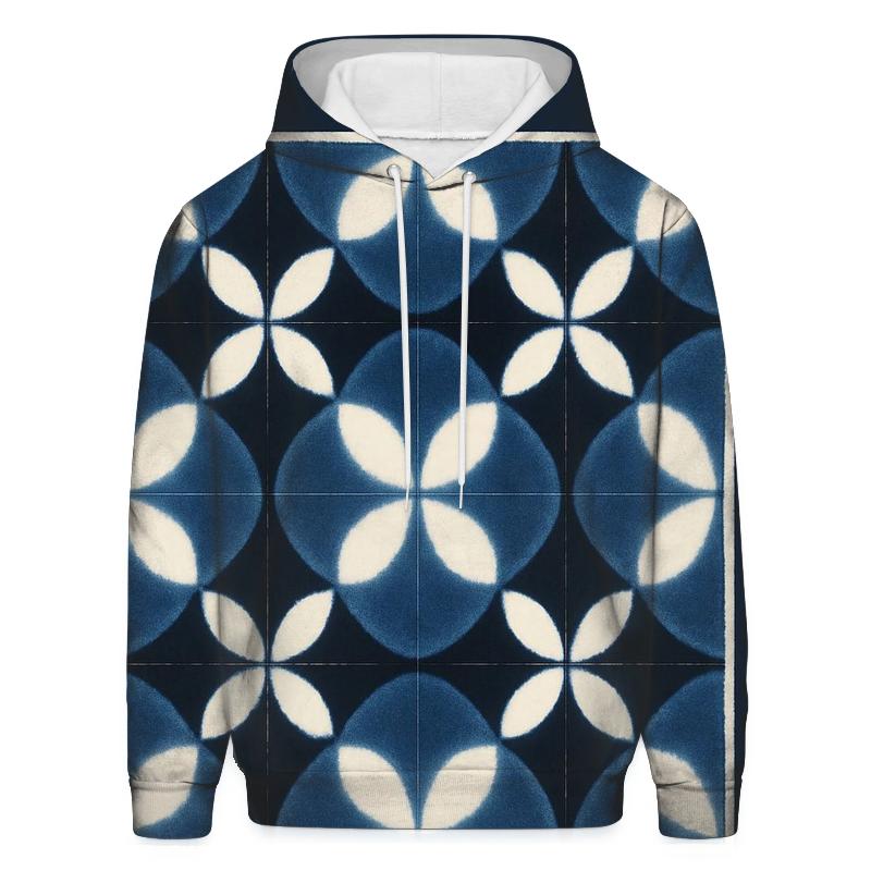 Lunar Itajime Eclipse Lattice designer hoodies