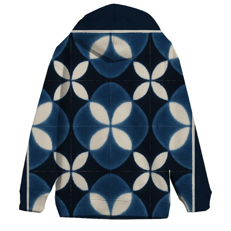 Lunar Itajime Eclipse Lattice designer hoodies