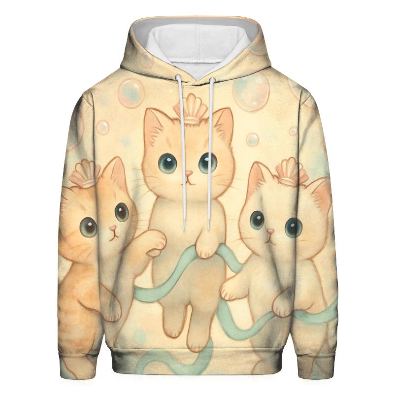 Sunrise Bubble Reef Cat Guardians designer hoodies
