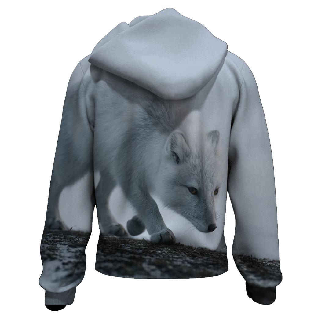 Frostline Forager Arctic Fox graphic hoodies