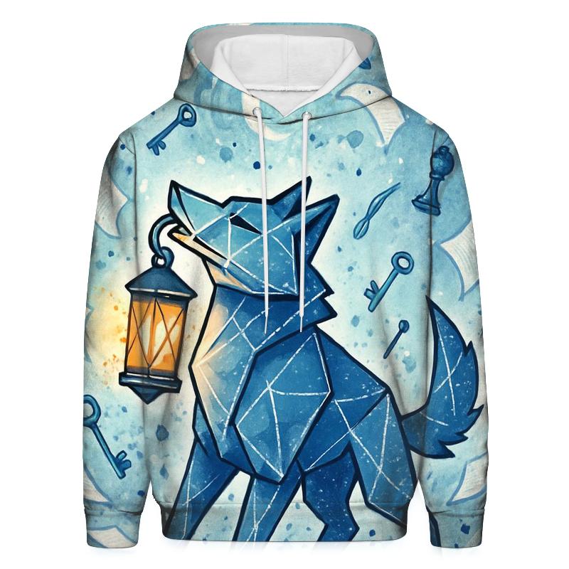 Lantern Wolf Of The Paper Storm designer hoodies