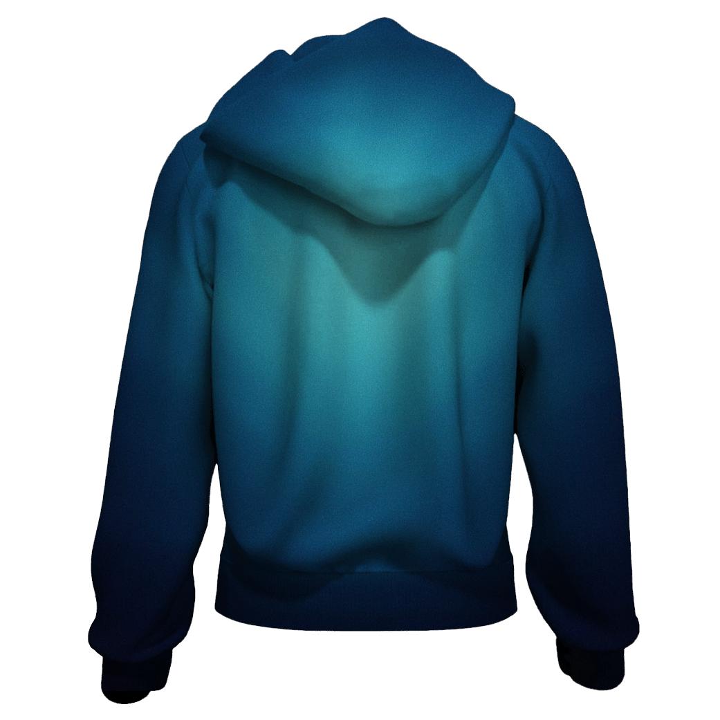 Polar Midnight Bloom Gradient lightweight hoodies
