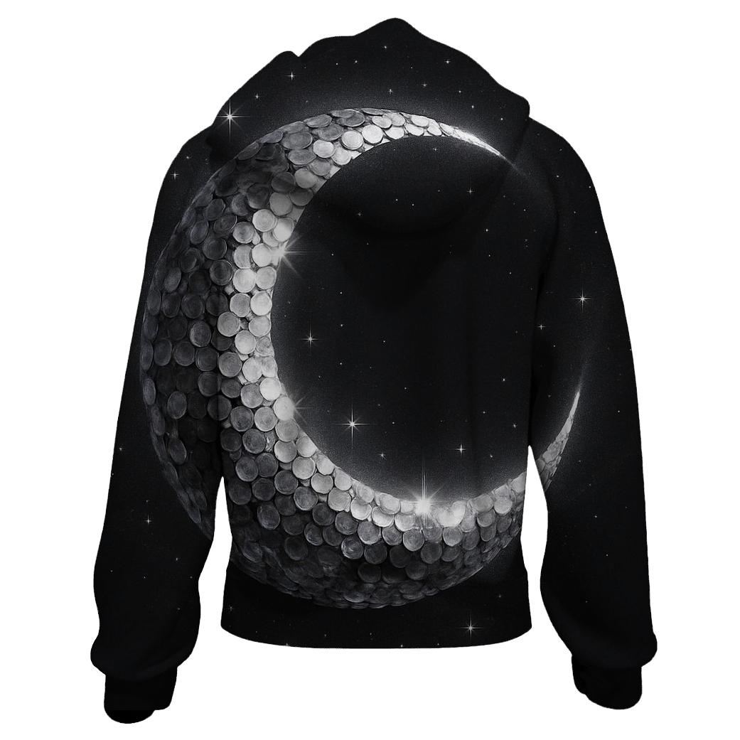 Sequin Eclipse Arc pullover hoodies