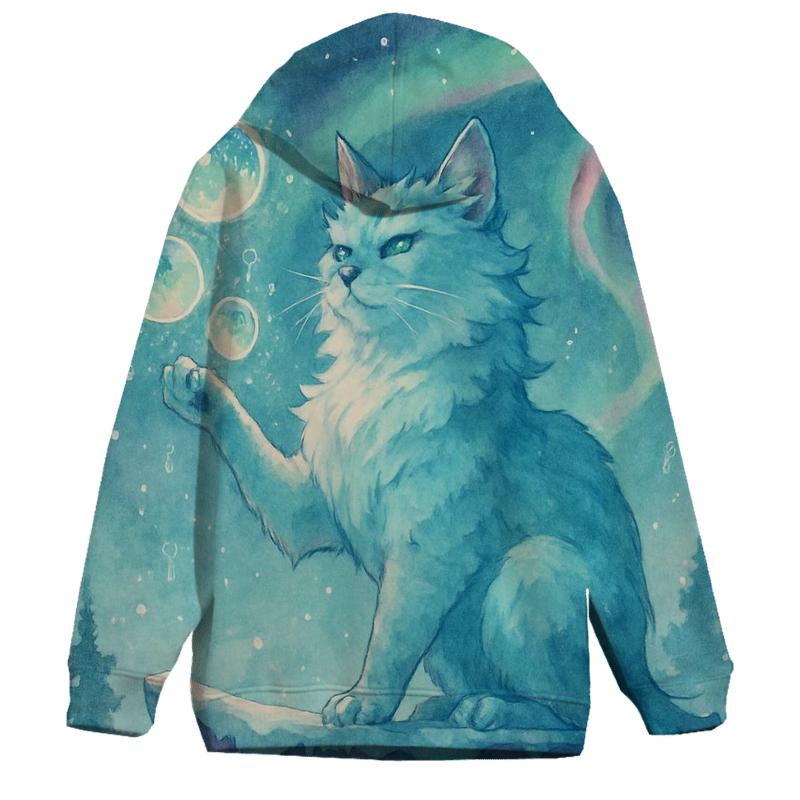 Aurora Lantern Guardian Cat hoodie designs