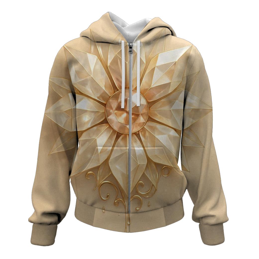 Champagne Prism Bloom pullover hoodies