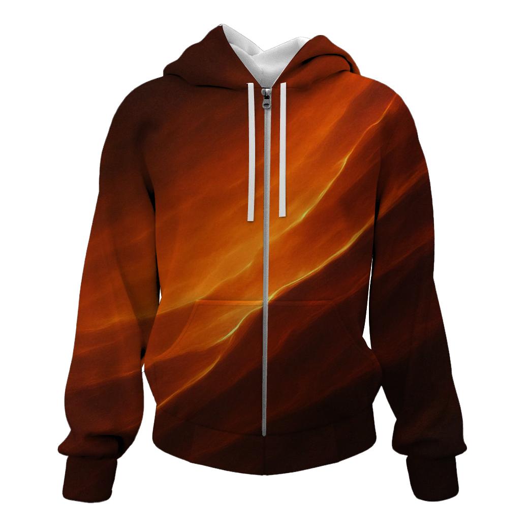 Molten Amber Drift Gradient hoodies fashion