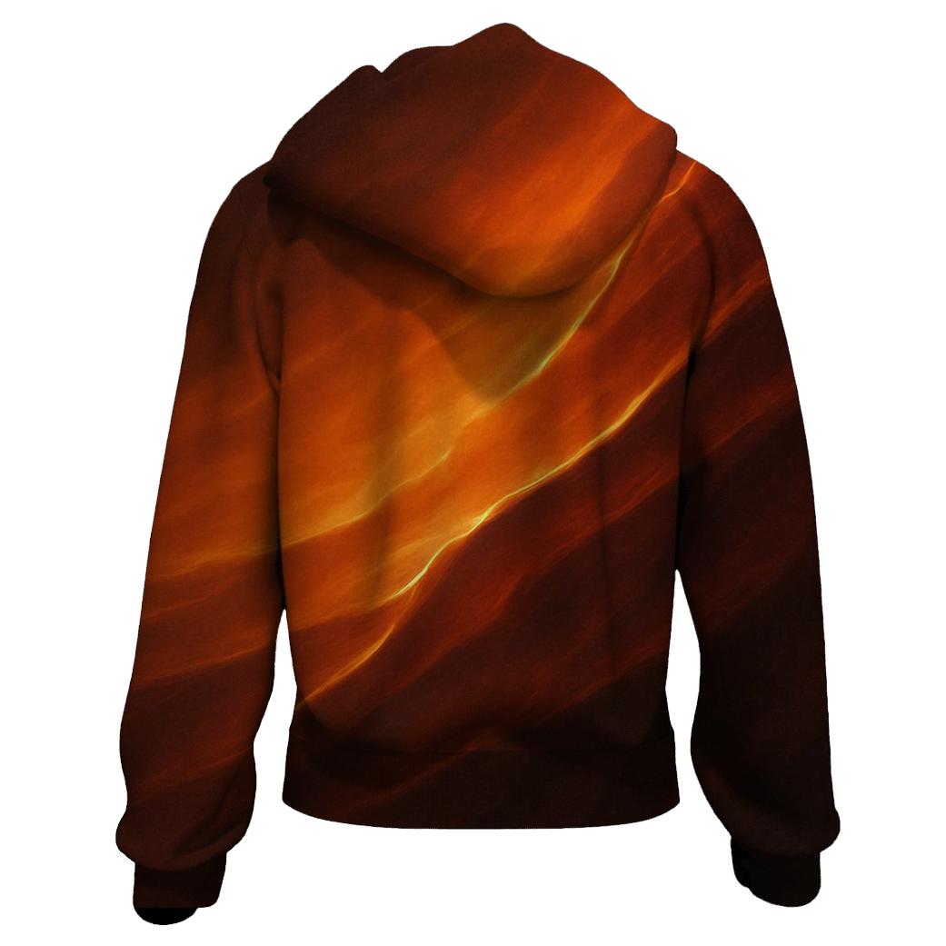 Molten Amber Drift Gradient hoodies fashion